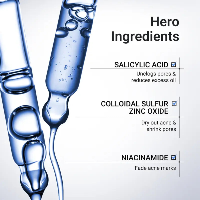 Dr.Leo Salicylic Acid Drying Lotion | 24H Pimple Relief, Fade Acne Marks, Reduce Inflammation, Oil Control, for Sensitive Skin